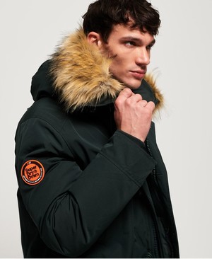 Superdry Rookie Down Parka Férfi Kabát Fekete | WVPTE6953